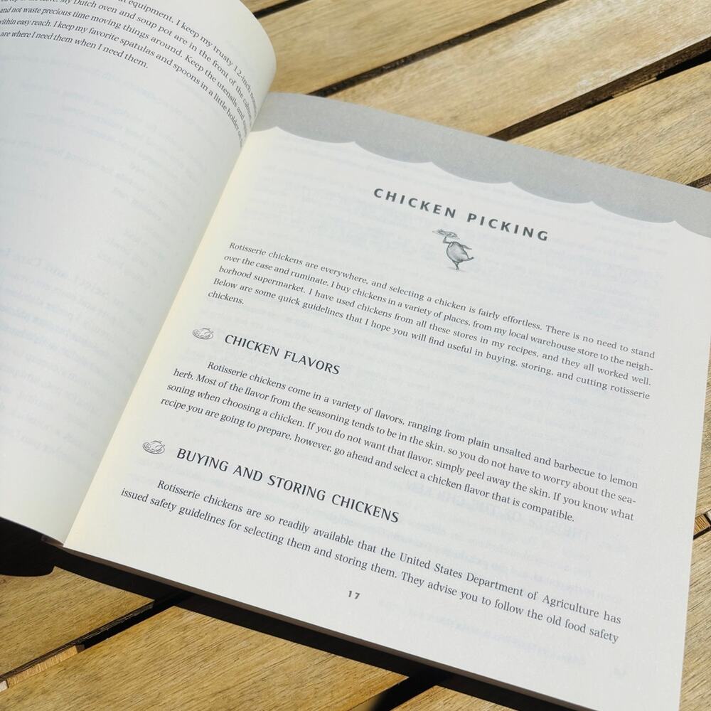 Quirky Rotisserie Chickens to the Rescue Cookbook Funny Beginner Cook Gift - Picture 4 of 5